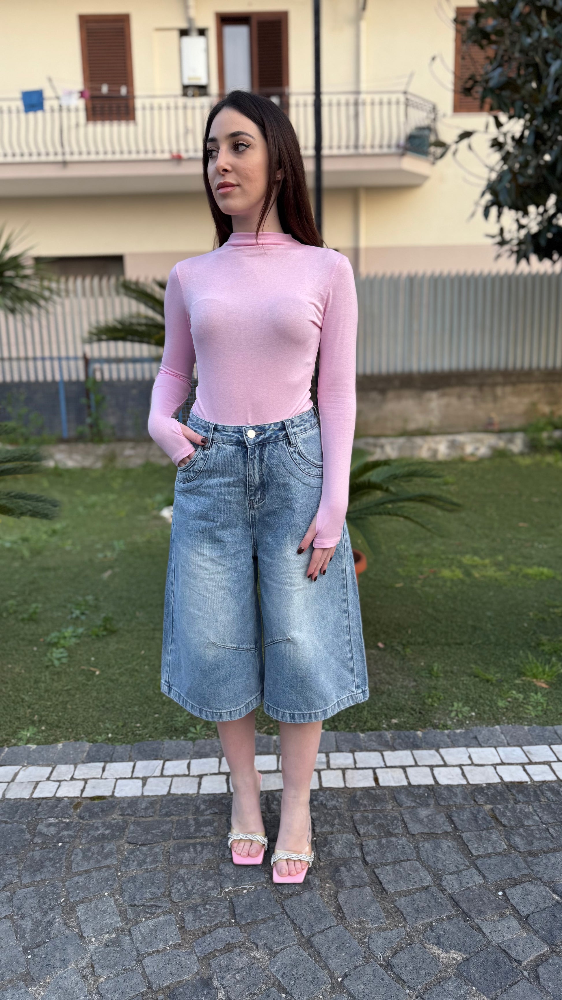 Bermuda in denim