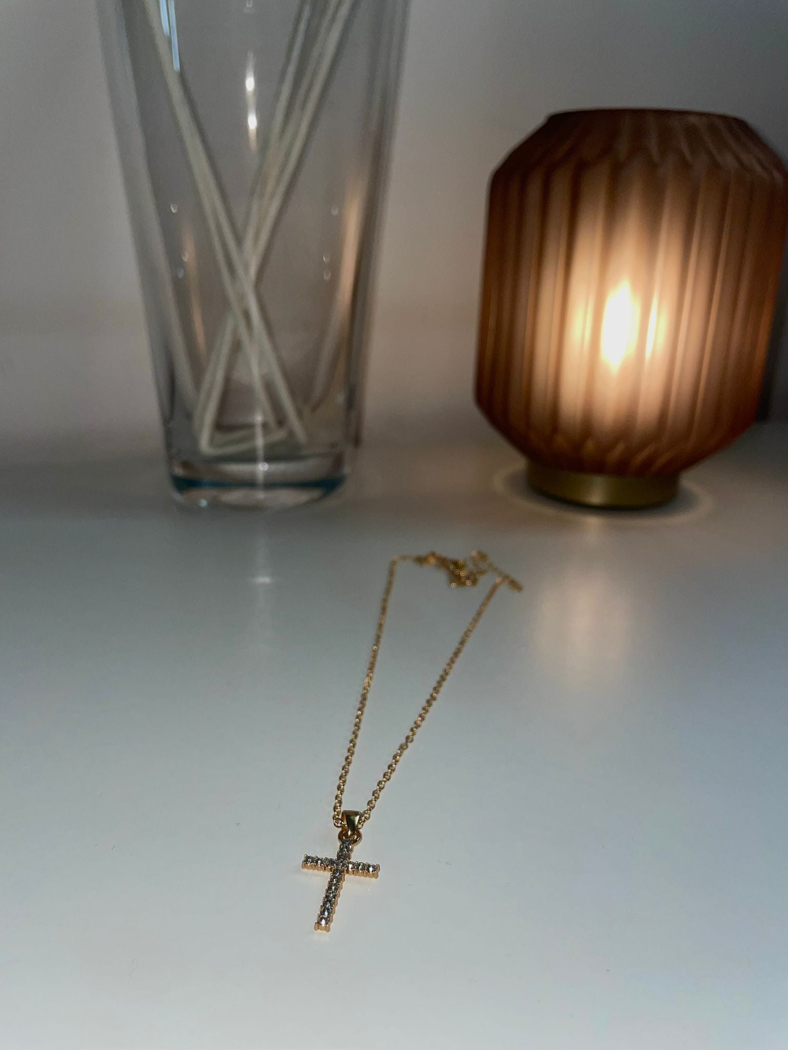 Collana croce oro