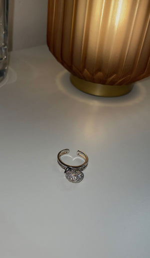 Anello cuore argento
